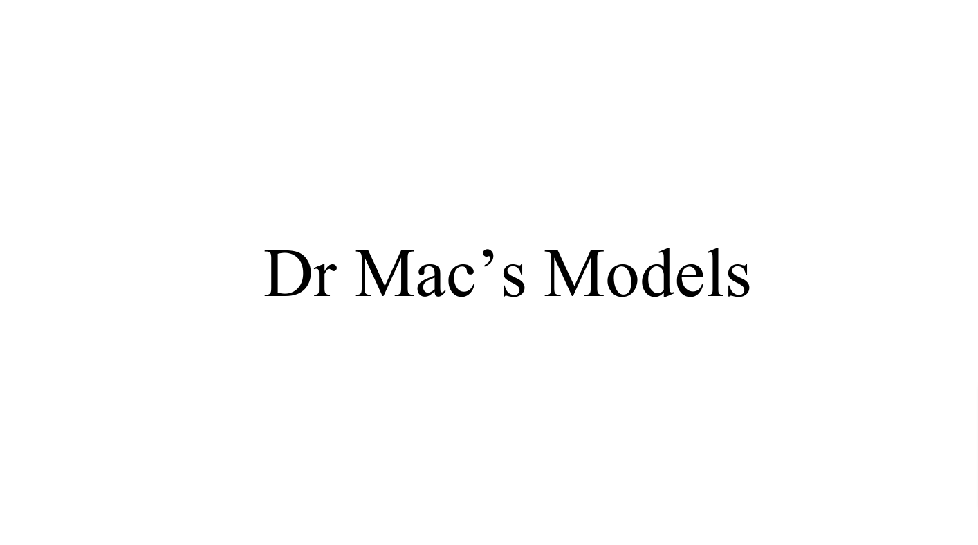 Dr. Mac’s Models